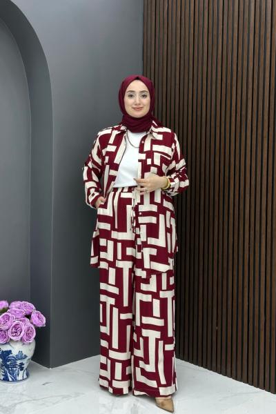 Belkıs Takım - Bordo