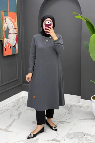 Billur Tunik - Gri