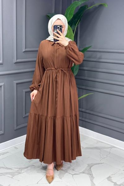 Çisem Elbise - Kahve