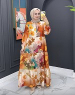 Gazel Elbise -Turuncu