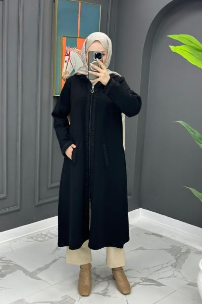 Gülsüm Çelik Örme Kap - Siyah