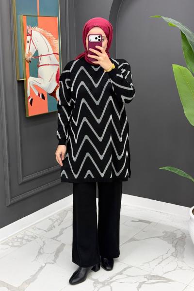 Milen Triko Takım - Siyah