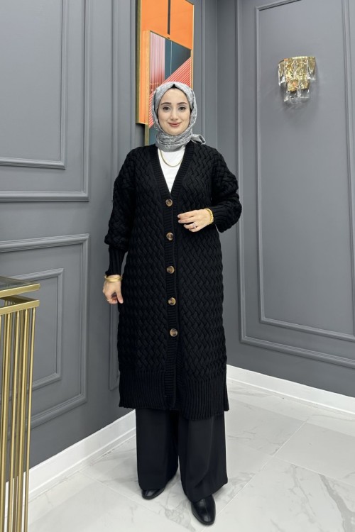 Lena Hırka - Siyah 