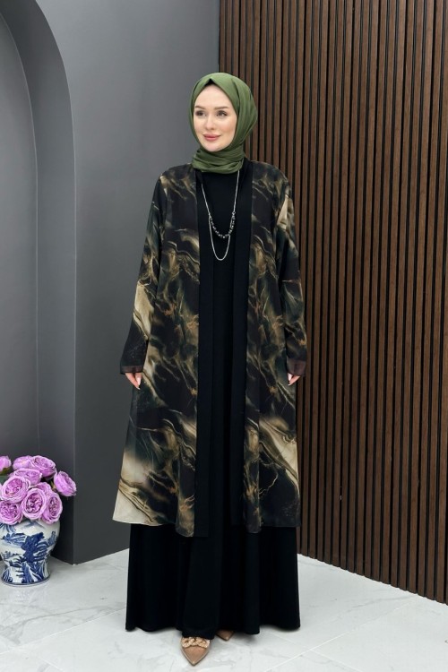 Hüsna İkili Takım - Siyah 