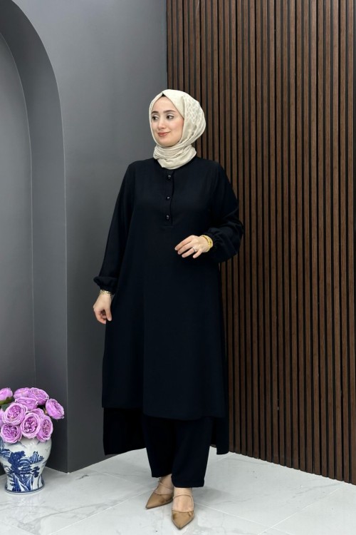 Sabiha Takım - Siyah 