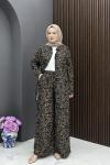 Berivan Yazlık Rahat Takım - Siyah 