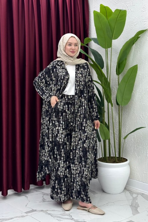 Menna Takım - Siyah 