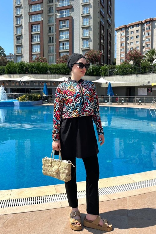 Üstü Desenli Haşema 
