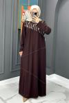 Safiye Elbise - Kahve 