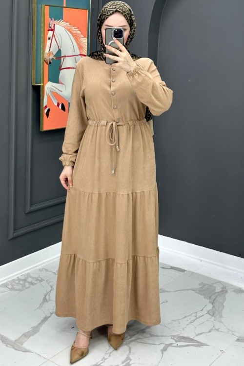 Meral Elbise - Camel 