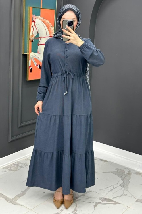 Meral Elbise - Gri