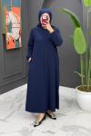 Hatice Uzun Kap - Lacivert 