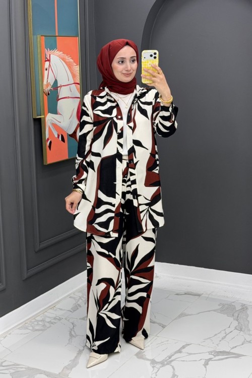 Remziye Takım-Bordo 