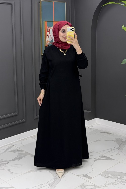 İdil Elbise - Siyah