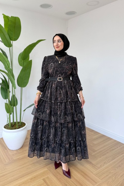 Burcu Elbise- Siyah 