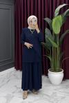 Gayem Bol Pantolonlu Takım - laci 