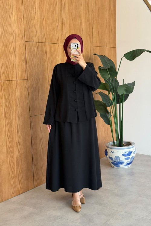Handan Etekli Takım -Siyah 