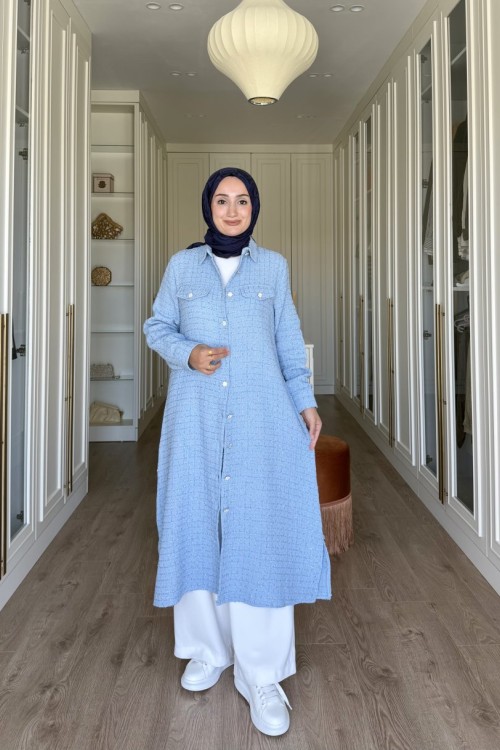 Zerrin Uzun Kap - Açık mavi 