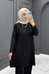 Elfida Merserize Takım - Siyah 