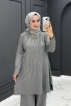 Elfida Merserize Takım - gri 