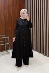 Lamia Uzun Takım - Siyah