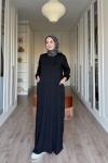 Niloş Oyhso Elbise - Siyah