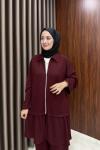 Alina Spor Takım -  bordo 