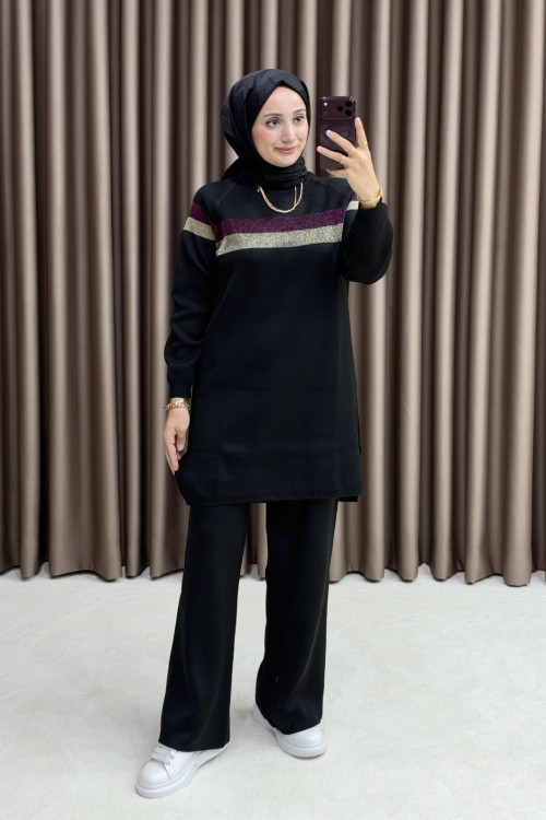 Miray Triko Takım - Siyah 